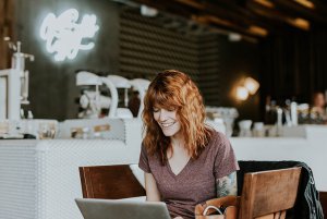 Women working on laptop
