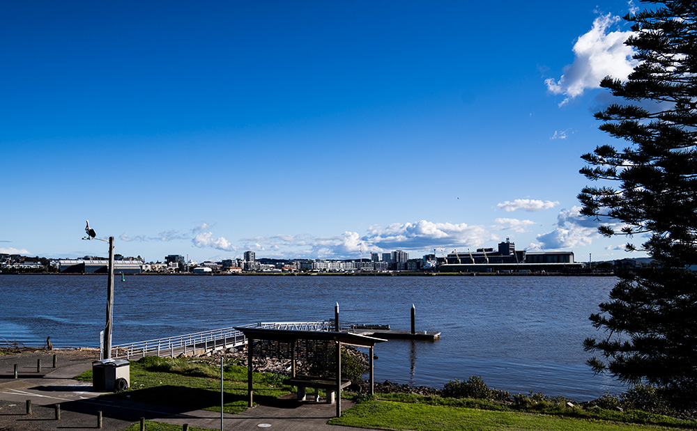 View over the water at Marine Rescue Newcastle