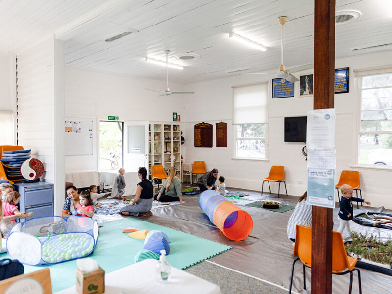Tiny Seeds Sensory Play in CWA Berry Branch Hall